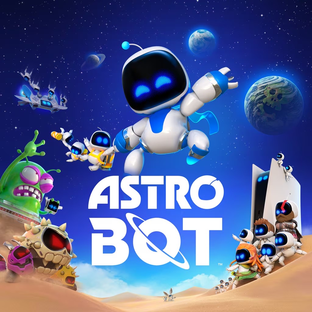 Astro Bot — a bright, colourful platforming world